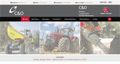 Desktop Screenshot of candotractors.com